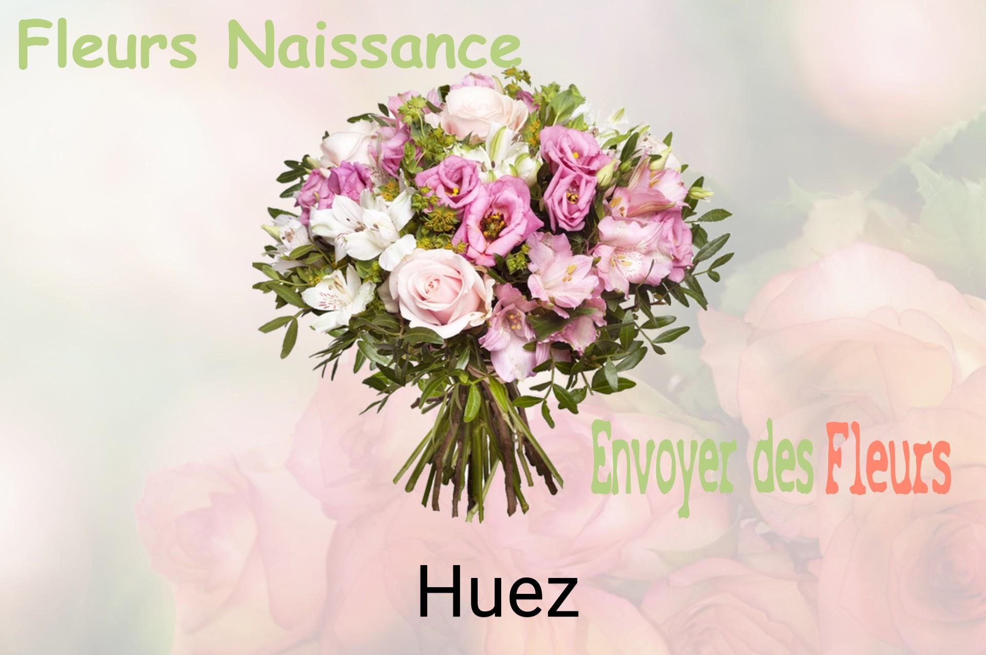 Bouquet de fleurs de naissance livré à Huez