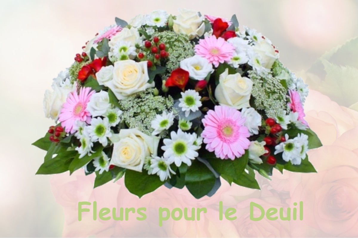 fleurs deuil HUEZ